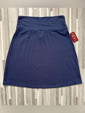 Faded Glory midi skirt navy blue NWT size M (8-10)